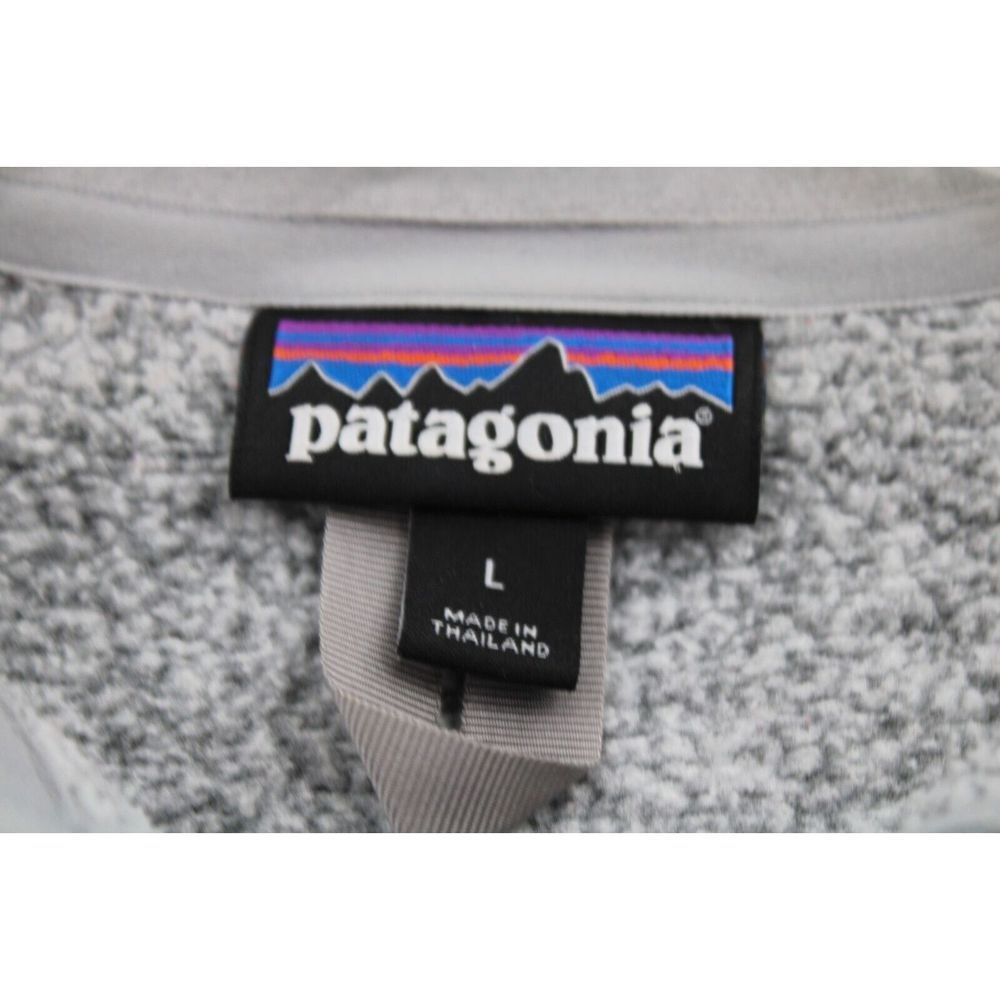 Patagonia Womens 1/2 Zip Better Sweater Size Large GRAY - Picture 7 of 8